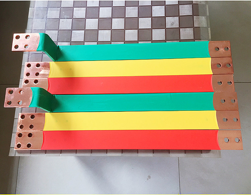 Anti Corrosion Copper Flat Busbar , Stainless Steel Busbar With Pressure Riveting