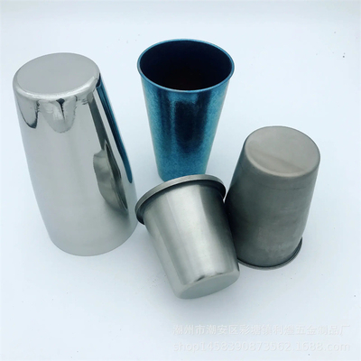 Cylindrical Deep Drawn Metal Parts OEM Fabrication Metal Parts